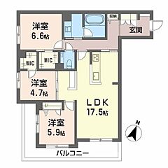 物件の間取り