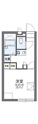 レオパレスFriends3 1Kの間取図画像