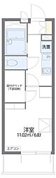 レオパレス東蟹屋 1Kの間取図画像
