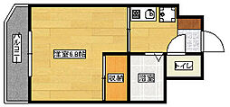 ソフィアコート住吉 1Kの間取図画像