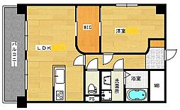 ファミール光町 1LDKの間取図画像