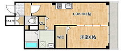 casadeAbuelito 1LDKの間取図画像