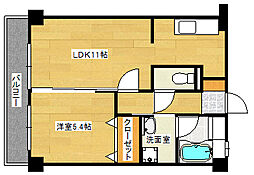 ROOMBOWWOW 1LDKの間取図画像