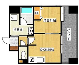 ShetlandKoihonmachi 1DKの間取図画像