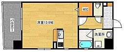 サムティレジデンス平和大通り ワンルームの間取図画像