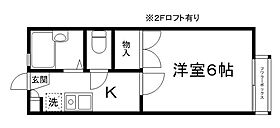 OA  FLAT御立中 207 ｜ 兵庫県姫路市御立中3丁目1-37（賃貸アパート1K・2階・19.82㎡） その2