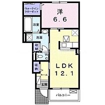 マンダリーナ　II  ｜ 愛知県豊川市下長山町堺（賃貸アパート1LDK・1階・48.35㎡） その2