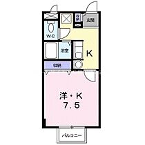 青葉II  ｜ 愛知県豊川市伊奈町慶応（賃貸アパート1K・1階・26.49㎡） その2