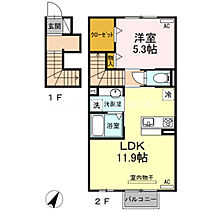 ＳＥＣＯＮＤ　ライム  ｜ 愛知県豊川市豊川仲町（賃貸アパート1LDK・2階・47.37㎡） その2