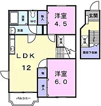 エクセル谷川Ｂ  ｜ 愛知県豊川市谷川町洞（賃貸アパート2LDK・2階・58.53㎡） その2