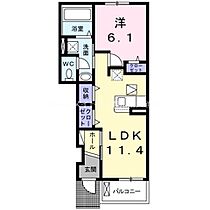 パインアベニューII  ｜ 愛知県豊川市御油町西沢（賃貸アパート1LDK・1階・44.22㎡） その2