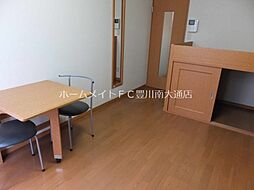 レオパレス明野 2階1Kのリビング/ダイニング