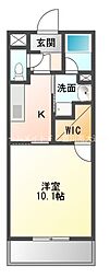 シャレ・アンジェロ 1Kの間取図画像