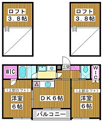 ルネ・丸美IV 2DKの間取図画像