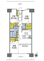 プレミスト志村三丁目 3LDKの間取図画像
