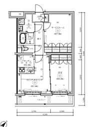 ARCOBALENO TOBU-NERIMA 1SLDKの間取図画像