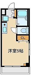 J.Mマンション ワンルームの間取図画像