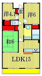間取図画像 3LDK
