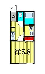 間取図画像 1K