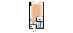 コーポサンライズ ワンルームの間取図画像