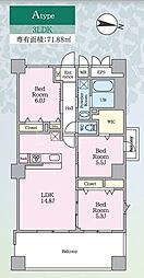 間取図画像 3LDK