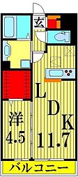 間取図画像 1LDK