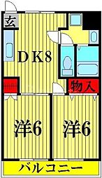間取図画像 2DK