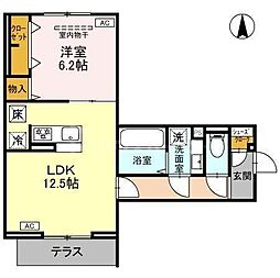 LITHOSGARDEN 1LDKの間取図画像