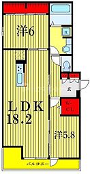 ノーブルヴィラ 2LDKの間取図画像