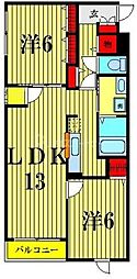 ベル セゾンB 4階/-