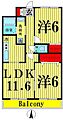 リレント谷塚8階11.8万円