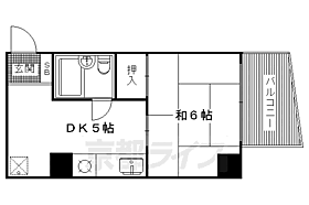 京都府京都市左京区浄土寺西田町（賃貸マンション1DK・4階・24.39㎡） その2