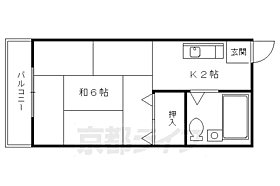 京都府京都市左京区岩倉三宅町（賃貸アパート1K・2階・17.00㎡） その2