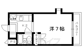 京都府京都市左京区静市市原町（賃貸マンション1K・2階・19.23㎡） その2