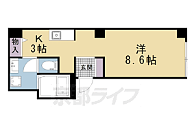 京都府京都市左京区下鴨西林町（賃貸マンション1K・3階・32.80㎡） その2