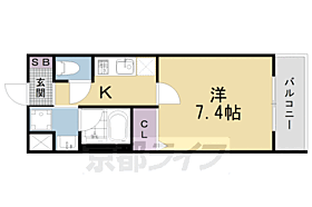 京都府京都市中京区西ノ京伯楽町（賃貸マンション1K・2階・24.65㎡） その2