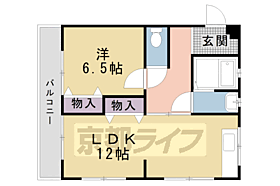 京都府京都市左京区吉田中大路町（賃貸マンション1LDK・4階・51.90㎡） その2