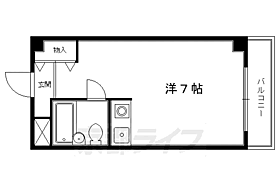 京都府京都市左京区田中上柳町（賃貸マンション1R・3階・19.00㎡） その2