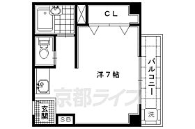 ＶＩＬＬＡ　ＷＩＳＴＡＲＩＡ 201 ｜ 京都府京都市上京区聖天町（賃貸マンション1R・2階・17.50㎡） その2