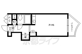 京都府京都市左京区下鴨西本町（賃貸マンション1R・3階・16.31㎡） その2