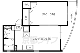 京都府京都市左京区下鴨森本町（賃貸マンション1LDK・4階・33.62㎡） その2