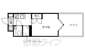 デ・リード御所北 102 ｜ 京都府京都市上京区下塔之段町（賃貸マンション1K・1階・20.00㎡） その2