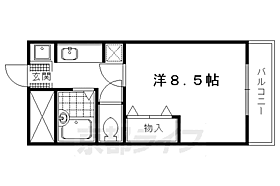 フロイデ内田 201 ｜ 京都府京都市北区衣笠荒見町（賃貸マンション1K・2階・28.86㎡） その2