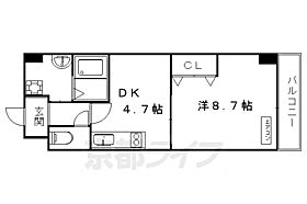 京都府京都市左京区高野清水町（賃貸マンション1DK・7階・27.16㎡） その2