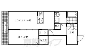 京都府京都市中京区西ノ京冷泉町（賃貸マンション1LDK・1階・51.55㎡） その2