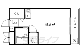 京都府京都市左京区北白川上池田町（賃貸マンション1R・1階・26.45㎡） その2