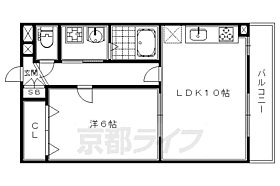 カトル・セゾン 204 ｜ 京都府京都市北区衣笠北天神森町（賃貸マンション1LDK・2階・41.14㎡） その2