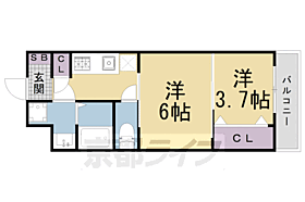 京都府京都市中京区聚楽廻西町（賃貸マンション2K・4階・30.26㎡） その2