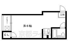 京都府京都市左京区吉田牛ノ宮町（賃貸マンション1R・1階・19.11㎡） その2