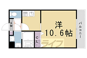 京都府京都市左京区田中東春菜町（賃貸マンション1K・1階・32.80㎡） その2